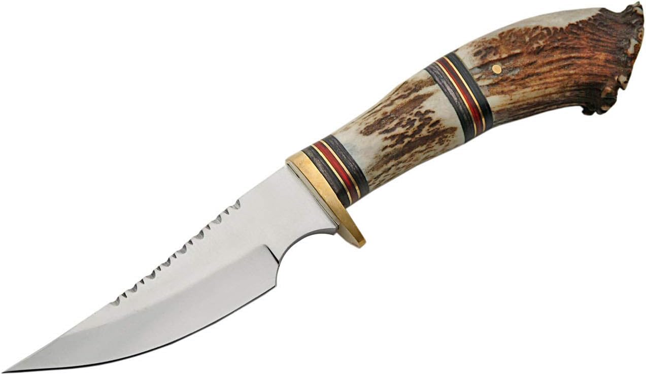 Szco Supplies 10" Stag Crown Hunting Knife (DH-7981)