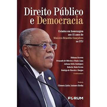 Capa do livro Direito Público e Democracia: Estudos em homenagem aos 15 anos do Ministro Benedito Gonçalves no STJ
