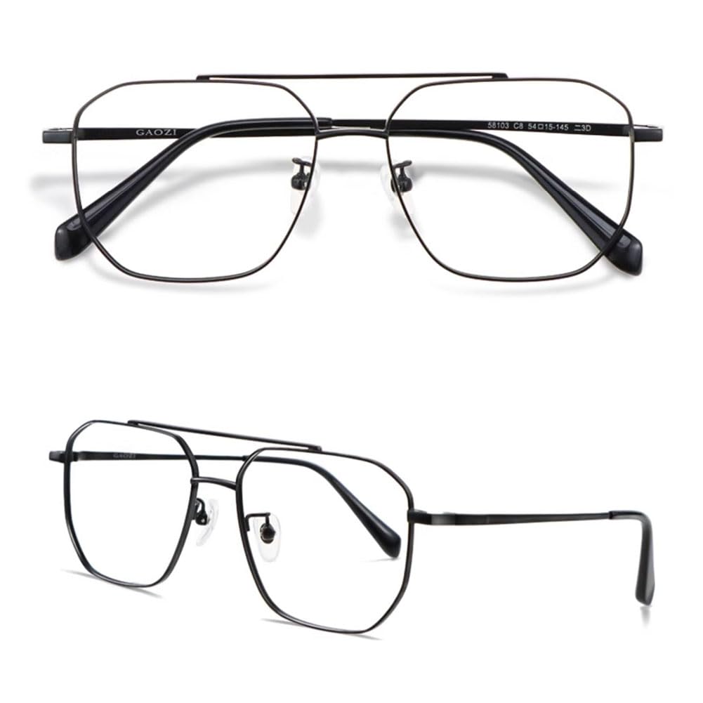 JIETIAN Retro Smart Multifocal Progresivo HD Gafas de Lectura, Lentes asféricas de Resina al Aire Libre fotocrómico Gafas de Sol / UV400,Negro,+0.5