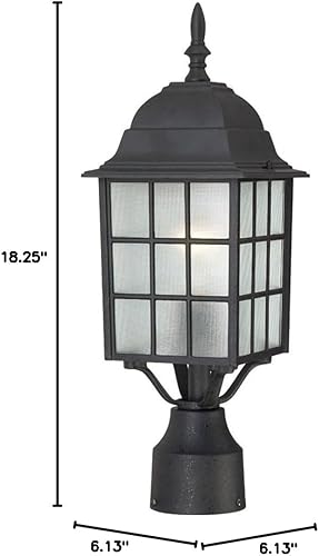 Miniatura 2 de Nuvo farol de pared en forma de cañón iluminador, con brazo hacia arriba y vidrio transparente esmerilado