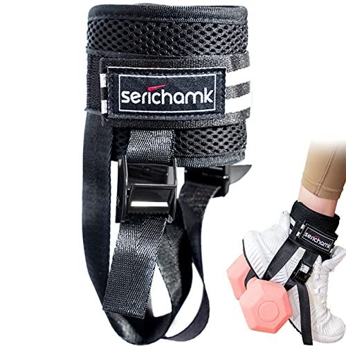 Pesas ajustables para pies, correas de tobillo, accesorio de mancuernas para pies, 1 unidad, para flexiones de piernas, extensiones de piernas, entrenamientos de glúteos