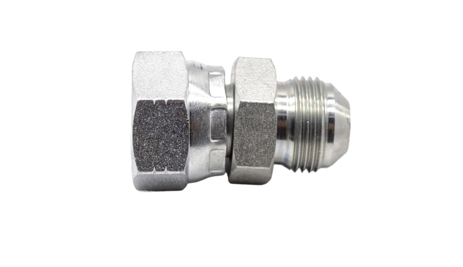 BALYDLUL Threaded inner and outer wire conversion union 2J straight through 74 degree outer cone flared hydraulic transition joint(JIC 9l16-9l16)