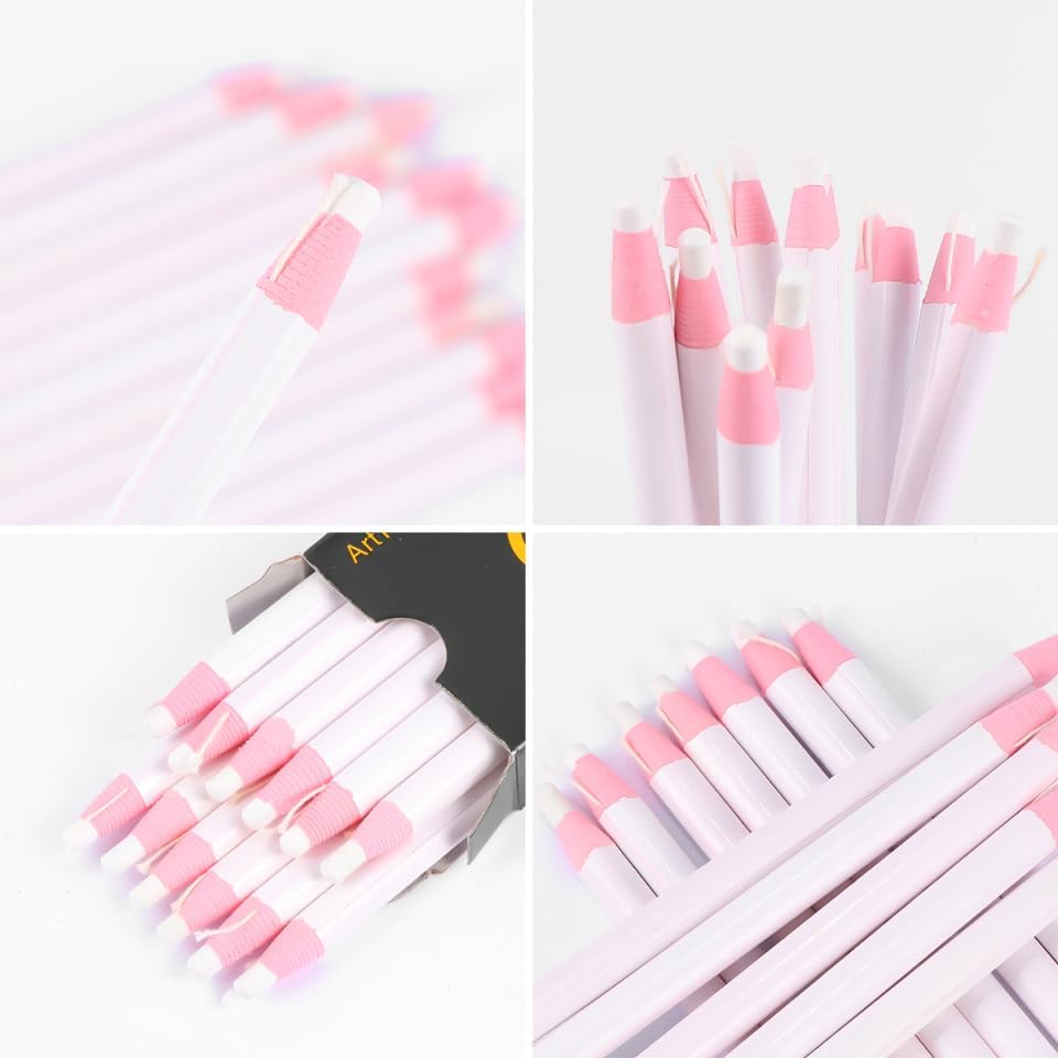 Miniatura 3 de Pelar - Off , 1 caja de lápiz de grasa blanca despegable, rotulador de porcelana de China rotulador multiusos para tienda del hogar, 6.9 x 2.2 x 0.8