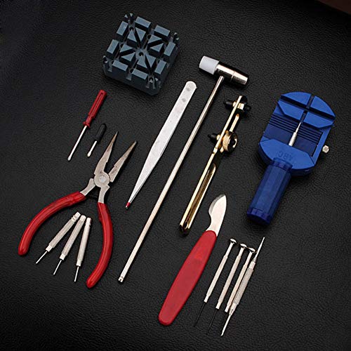Ferramentas De Reparo De Relógio, Kit De Relojoeiro De Ferramenta De Reparo De Relógio Para Mudança