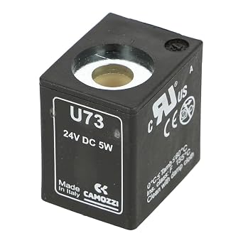 CAMOZZI U73 22 X 22 MM, 24 VDC, 5 W, PPS, Solenoid Coil