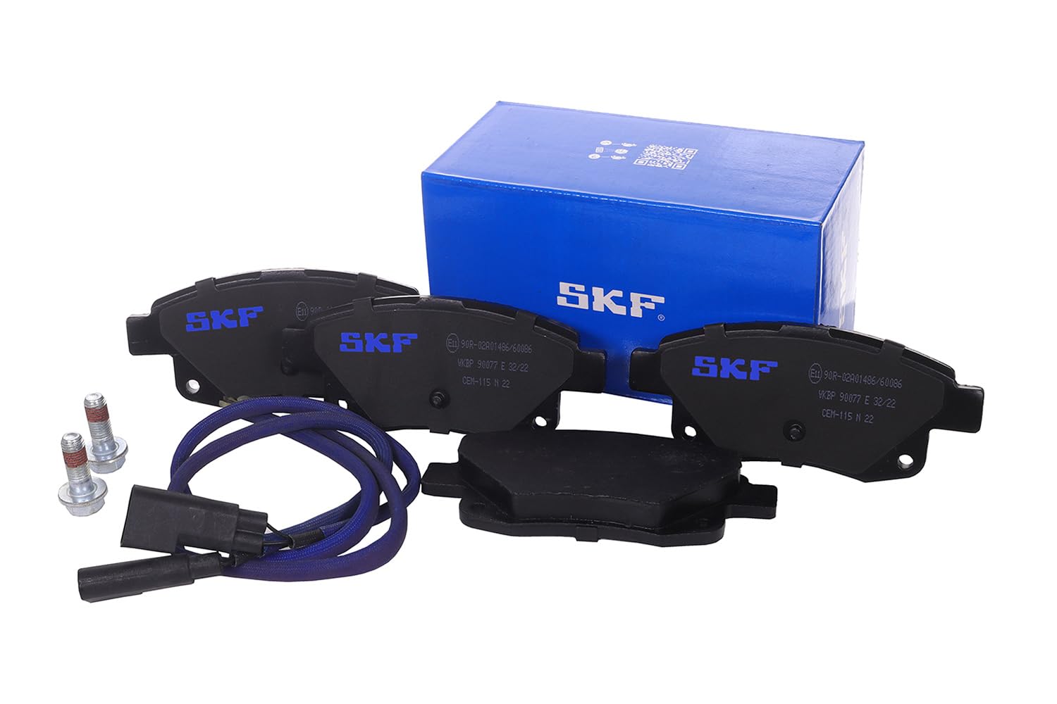 Skf Vkbp 90077 E Kit Pastiglie Freno, Freno A Disco-image