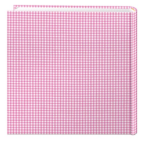 Pioneer Photo Albums Álbum de fotos com moldura de tecido Gingham de 200 bolsos para impressões de 1