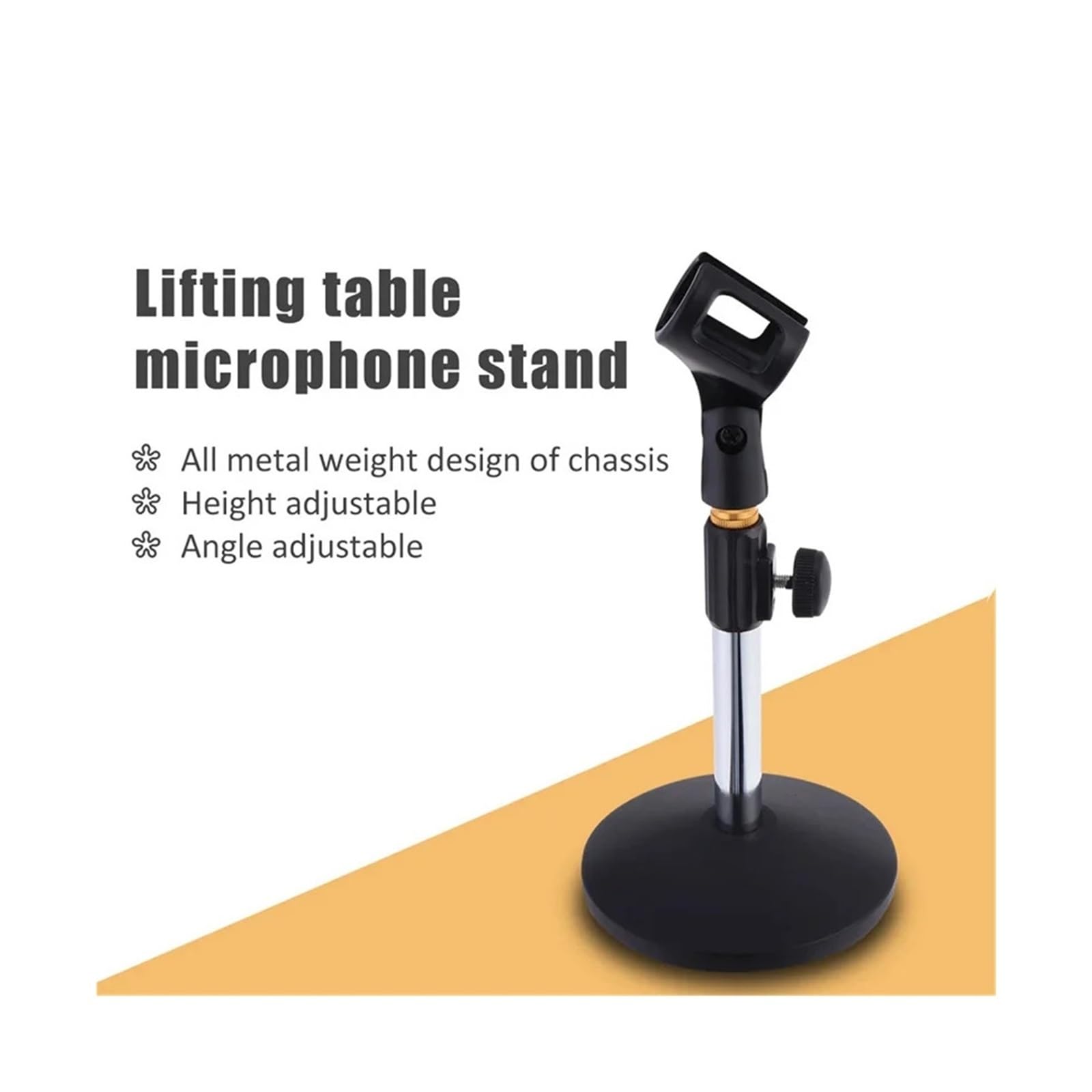 Soporte De Micrófono Portátil Soporte De Escritorio Ajustable