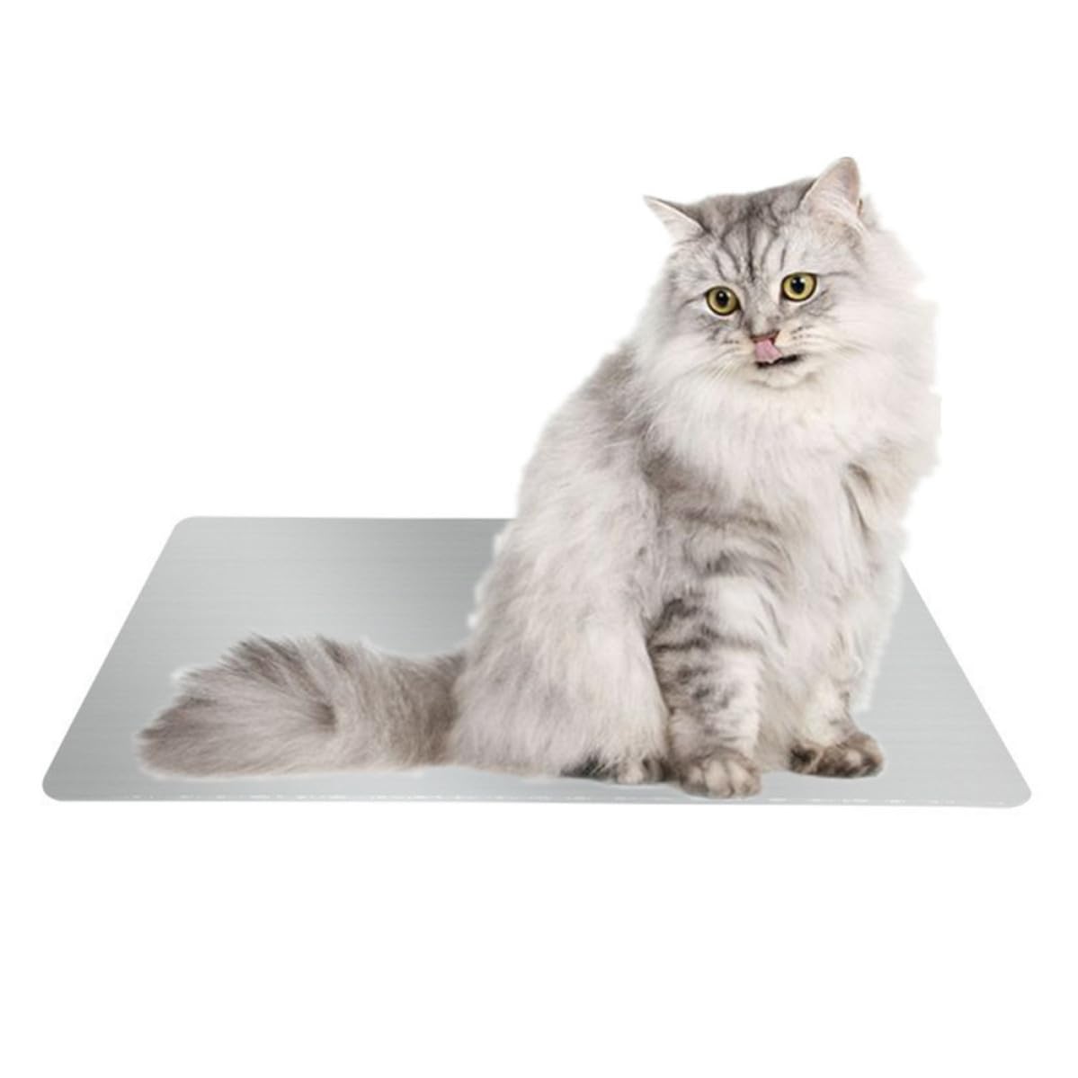 Tappeto Leggero in Gatti per Cani Refrigerante Alluminio Eccellente Conducibilità Termica Colore Argento per L'estate