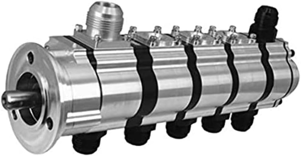 Moroso 22518 5 Stage Tri Lobe Dry Sump Oil Pump, V-Band Mount, Use w/Alston Front Drive, Reverse Rotation