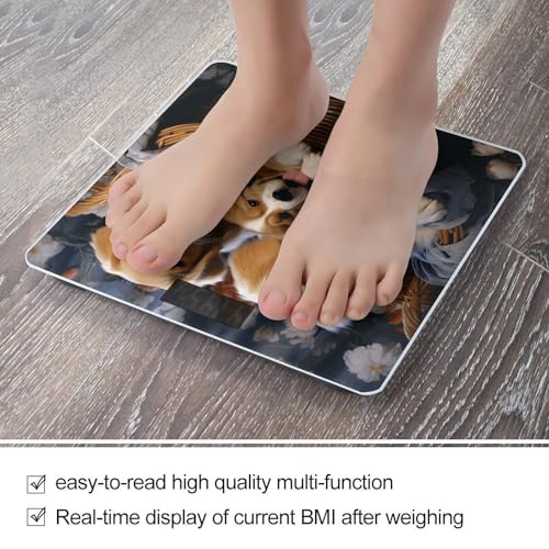 Báscula digital para baño con vidrio templado miniatura 5