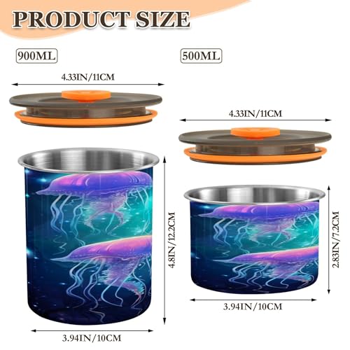 Contenedor para Alimentos Hermético Acero Inoxidable 500ml miniatura 2