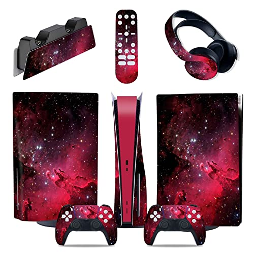 �ی� PS5�{�� �f�B�X�N�Ł��f�W�^���ŗp �X�e�b�J�[ �r�j�[���f�J�[�� �J�o�[ Ps5�{�� �R���g���[���[���[�d�X�^���h���w�b�h�Z�b�g�����f�B�A �����[�g�p 98855 �C�A�Ȃ��A�c�����Ȃ�(Disc Version)