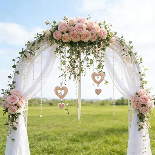 2 Stück Herz Deko Holz Anhänger Hängende,Fensterdeko Hängend,Herz Fensterdeko Hängend Modern,für Hochzeiten Wohnzimmerdekoration und Geschenke