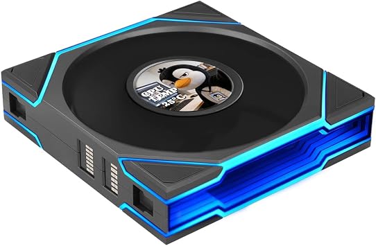 Lian Li UNI FAN TL LCD FLEX Kablosuz Fan, ARGB ve LCD Ekranlı - 120 mm, Siyah, Kumandalı 3'lü Paket