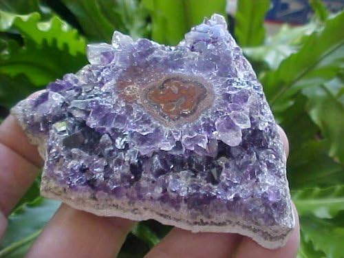 Gemqz D2302 Amethyst Stalactite Face Polished LOG !!!