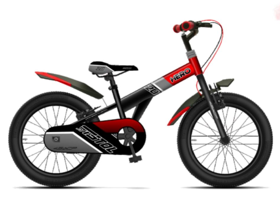 Image of Hero Pistol 16T Kids BMX Cycle with Semi-Fat Tyres 16 * 2.40 with Power Braking System for Age Group 4 to 7 Years