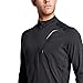 MISSION Men's Vapor Active Stamina Lightweight 1/4 Zip Long Sleeve Pullover, Moonless Night, Medium