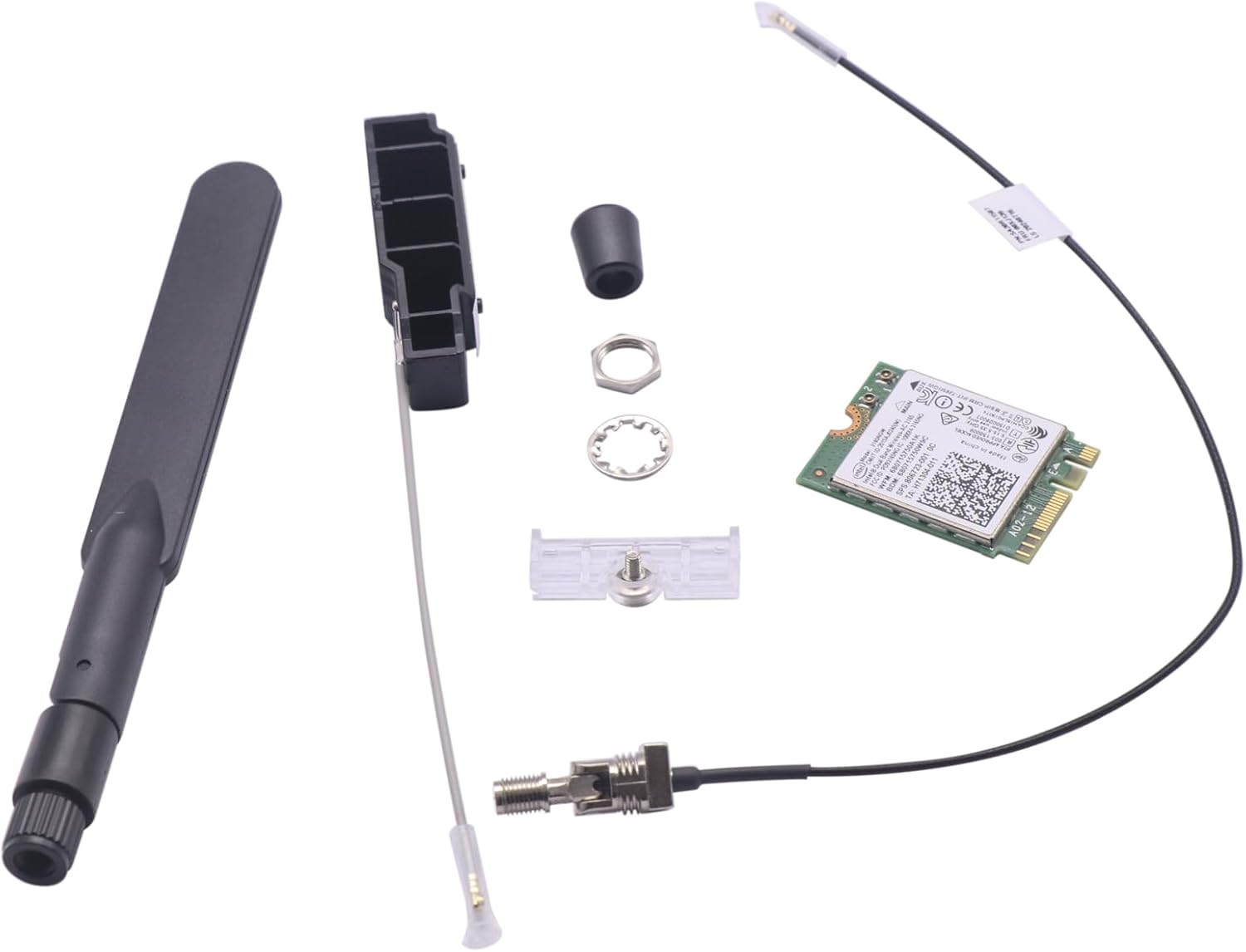 Kit Antenna WiFi Con Scheda Per Lenovo ThinkCentre M710Q, M720Q, M920Q, M920X, P330, M910Q