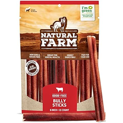 Natural Farm Odor-Free Bully Sticks 15 Count Cover