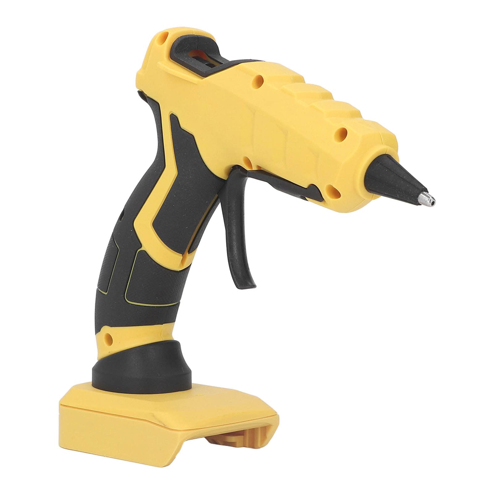 flexman 50W bezprzewodowy pistolet klejenia na gorąco, 18~21V zasilany baterii szybkie podgrzewanie izolowana dysza pistolet klejenia na gorąco z 30 szt. sztyftów 7mm dla
