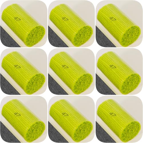 Image of Yglnden 10 Bundles Latch Hook Kit Colorful Yarn Bundles Cut Rug DIY Latch Hook Yarn for Handmake Craft Sewing Knitting for Adults (10 Bundles# Light Green B)