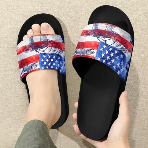 Image of Footwear for Mens Open Toe Athletic Sandals Anti-Slip Sole Slide Sandals Pillow House Flat Shoes Comfortable Slip On Slippers for Indoor & Outdoor