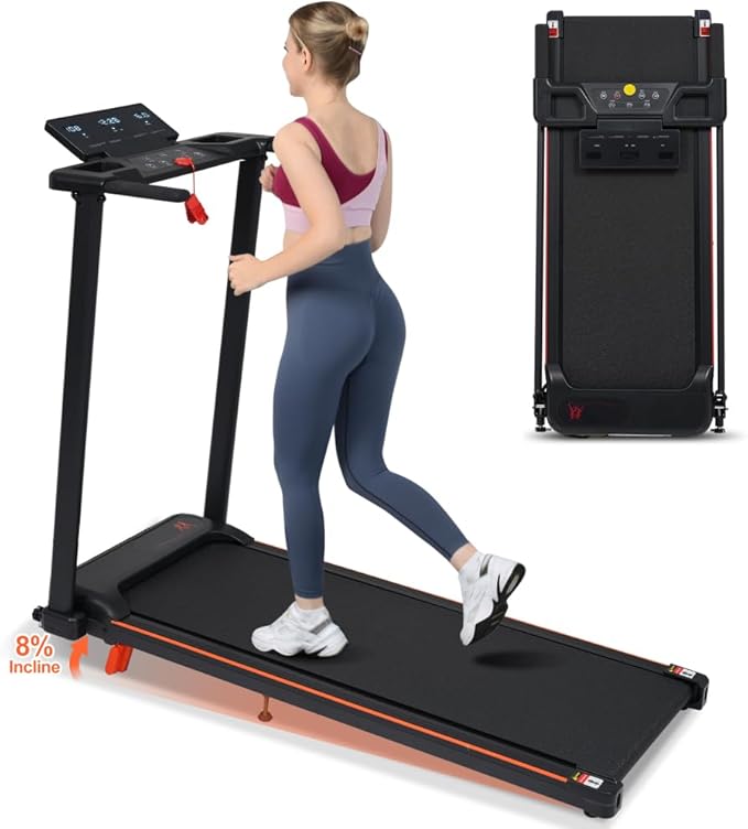 Caminadora Plegable 3.0HP con Inclinación 8%, Capacidad 265 lb miniatura 2