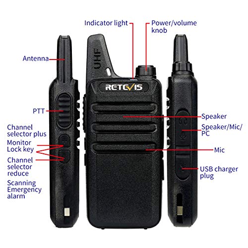 Retevis RT22 Walkie Talkies (10 Pack) - Image 4