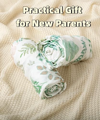 Image of SDY Jersey Crib Sheets for Baby Boys and Girls,52 inchx28 inchX8 inch, 2 Pack, Green Standard Oval /Retangle Crib Mattress Sheets for Toddler,Super Soft Breathable