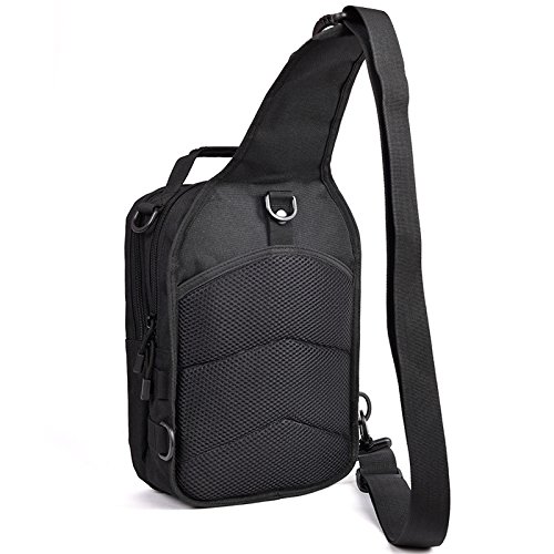 Generic D BURAQ 600D Molle Tactical Utility Shoulder Sling Pouch