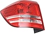 Evan-Fischer Tail Light Assembly Compatible with 2009-2018 Dodge Journey Outer Halogen with Turn Signal Light Bulb - CAPA Driver Side