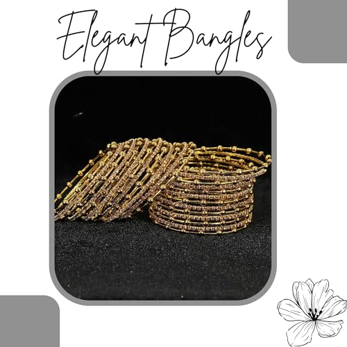 Image of NMII Stylish Glossy Bangle & Bracelet Set for Women & Girls