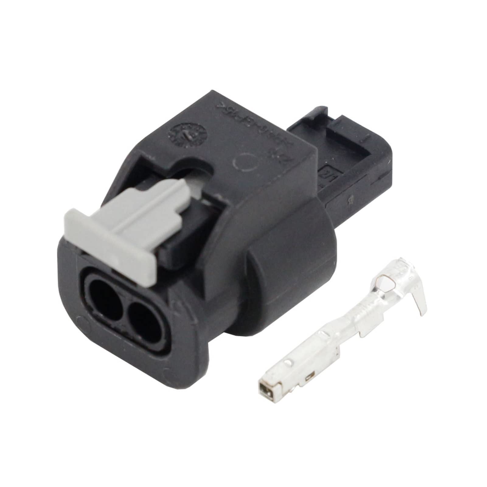 Conectores automotrices de 2 Pines Enchufe con Terminal DJ7025A-1-21, 4F0 973 702(10 Sets)