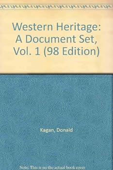 Paperback Western Heritage: A Document Set, Vol. 1 (98 Edition) Book