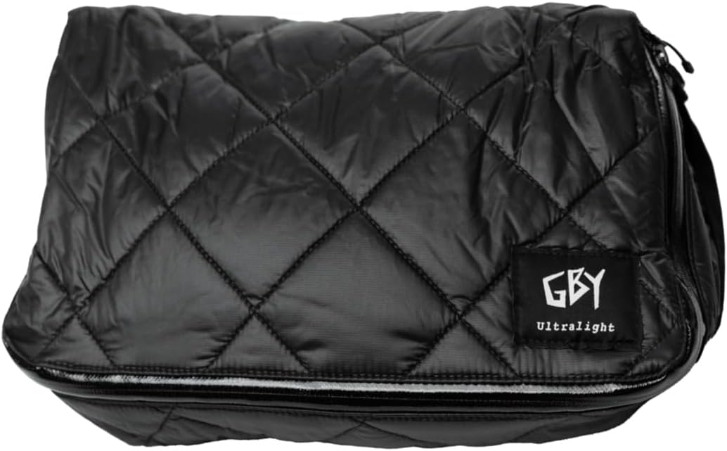 Ultralight Shoe Bag – QD-Ultra Quilted Micro-Ripstop Nylon, Water-Resistant Zippers, Fits Up to US Men's Size 13, Perfect for Travel & Gym