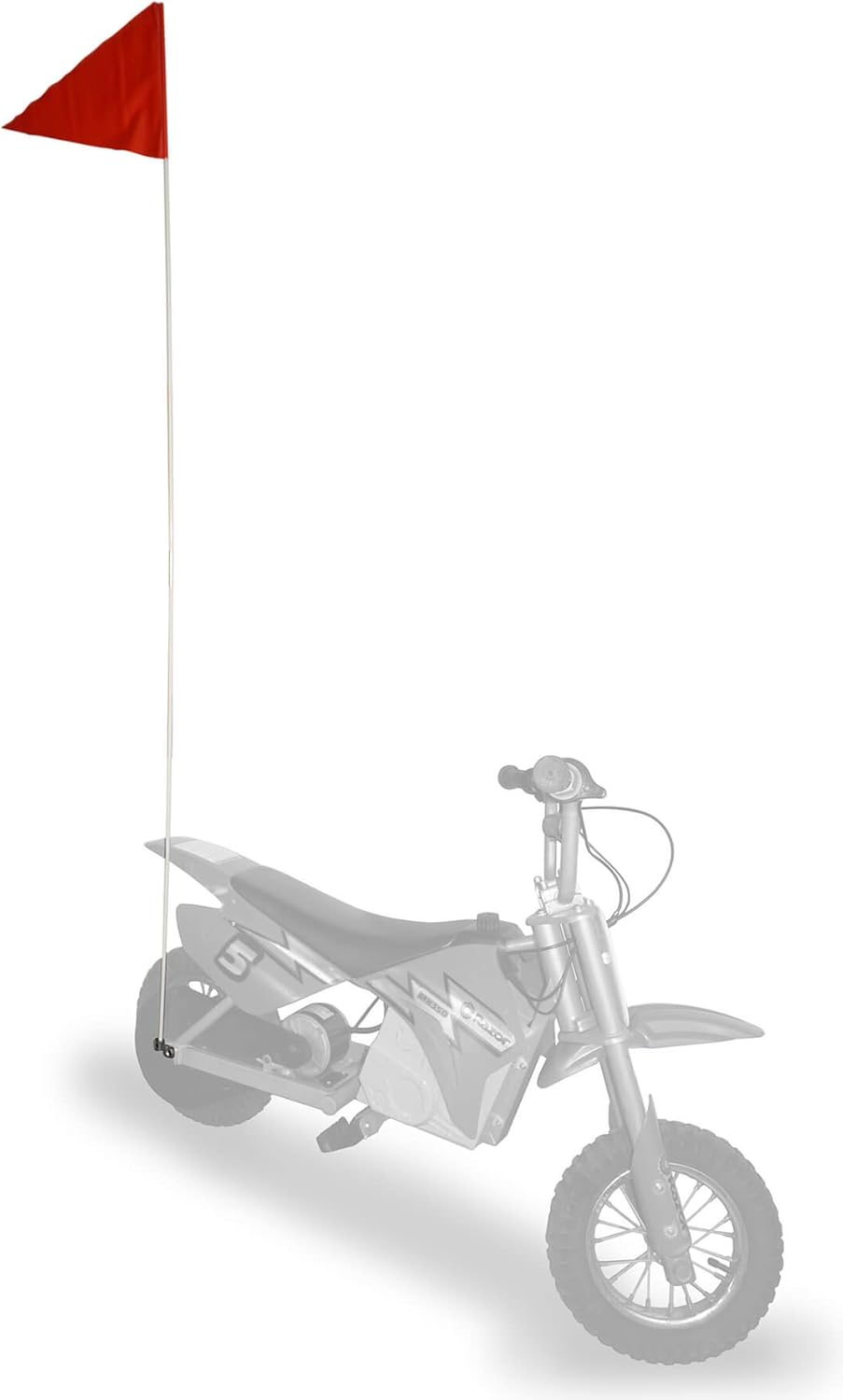 Hardline Products - Safety Flag for Razor - Stacyc - KTM 50cc - Includes Mounting bracket - F-2