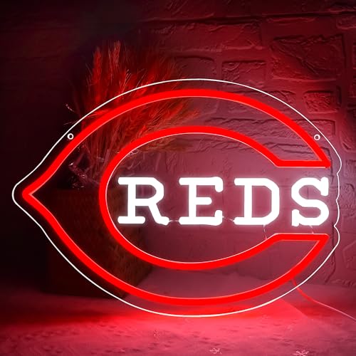 Image of Baseball Neon Sign for Wall Decor Dimmable Baseball Neon Light for Man Cave Club Garage Game Room Bar Party Bedroom Birthday Gifts for Fans Friends Families Size 15.7 * 11In(ZYLD0135)