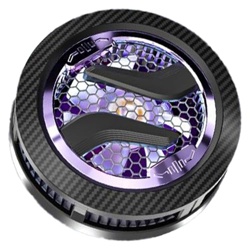 Whoasyst Accesorio de refrigeración para teléfonos celulares con potente imán, diseños silenciosos, ventilador de teléfonos móviles ABS y teléfono de aluminio