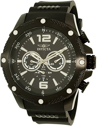 [�C�����B�N�^]Invicta �r���v IForce Black Silicone Quartz Watch 19662 �����Y [���s�A���i]