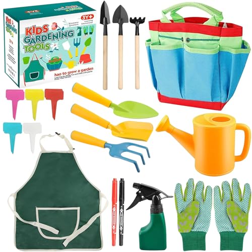 Set Attrezzi Bambini DOWELL - 30 Pezzi Metallici Con Borsa, Strumenti Veri Sicuri