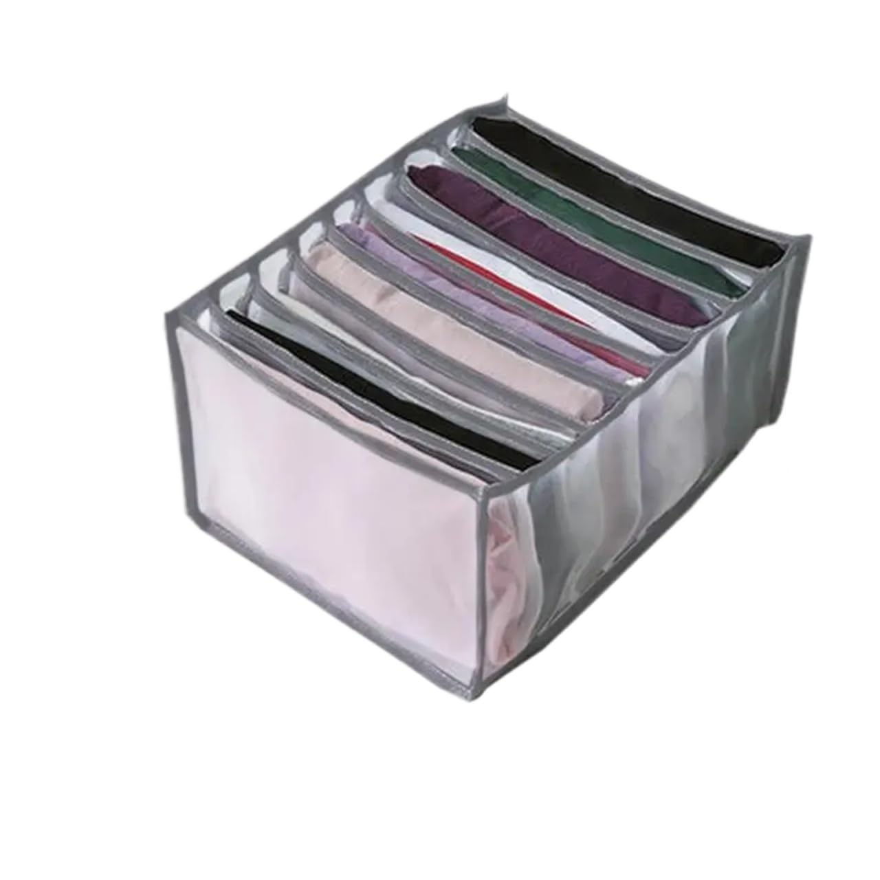 WYQXTY Wardrobe Socks Storage Organiser Sock Storage Box Jeans Organizer Drawer Compartment Multicolor