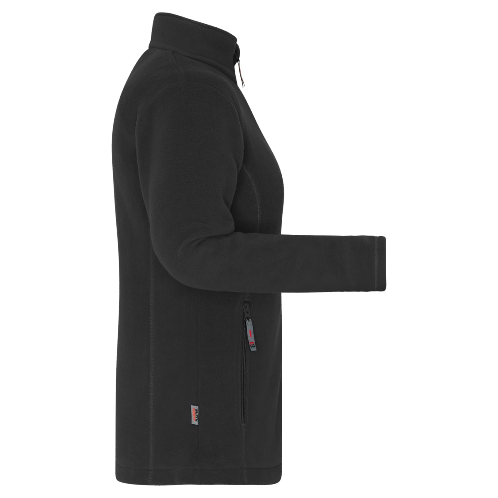 WüRTH MODYF Veste polaire de travail zippée femme Job noire
