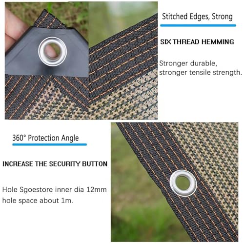 Voile d'ombrage imperméable 5x5 et rectangulaire marron pour extérieur