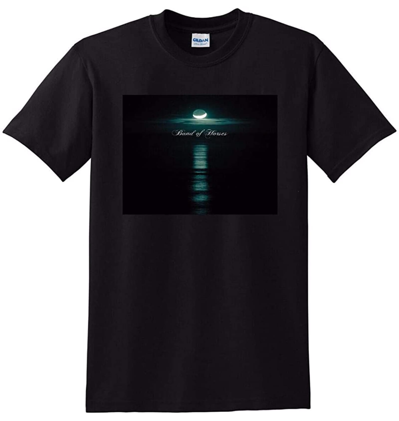 STARRY STAR Band of Horses T Shirt Cease to Begin Vinyl Cd Cover M Black