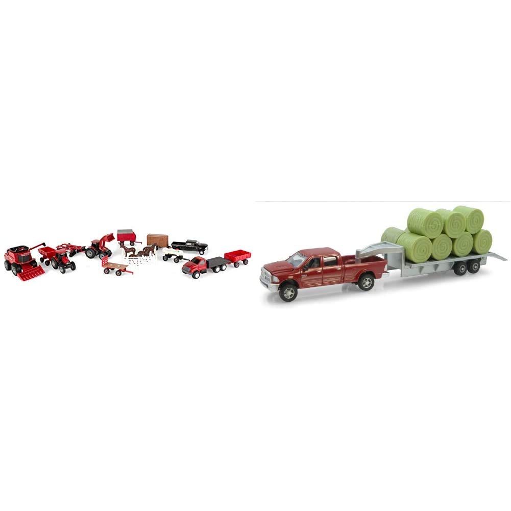 Buy ERTL Case IH Farm Toy Value Playset with Tractors, Trucks, Farm