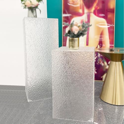 Soporte de acrílico transparente rectangular de gran estabilidad para exhibición 2