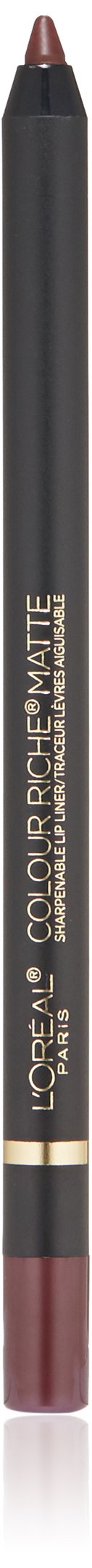 L'Oreal Paris Colour Riche Matte Lip Liner, Curiosity Killed the Matte, 0.04 oz. Curiosity Killed the Matte 0.04 Ounce (Pack of 1)