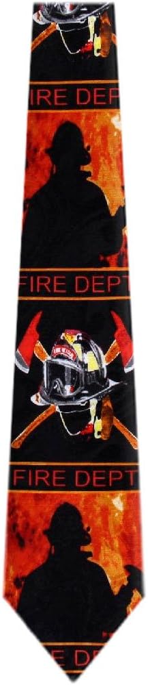 BUYYOURTIES Mens Fireman Necktie
