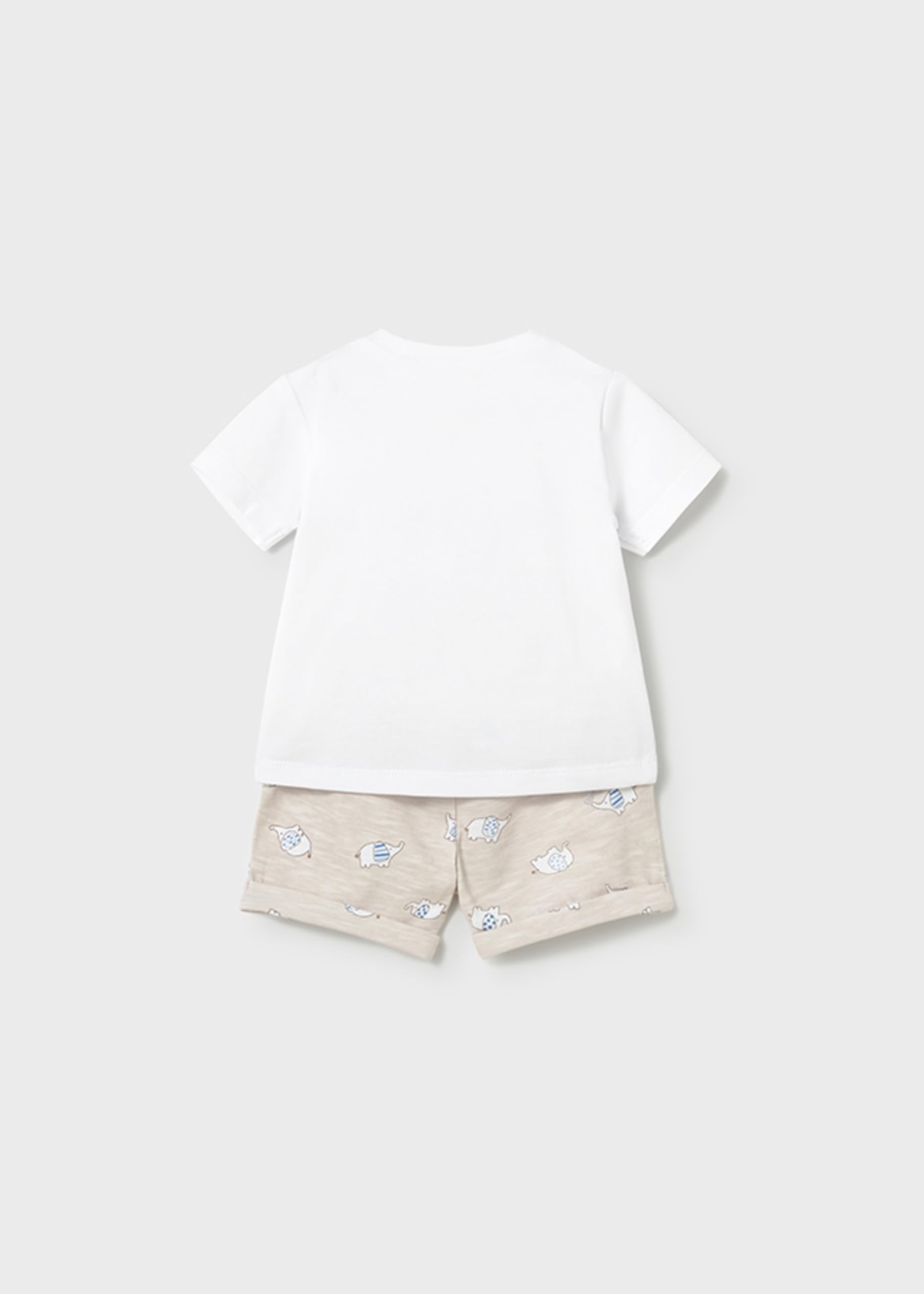 Set Baby Boy – Set Prima Messa 4 Pezzi – Set Neonato – Set Manica Corta Bambino – Maglietta e pantaloncini per neonati da 3 mesi a 18 mesi